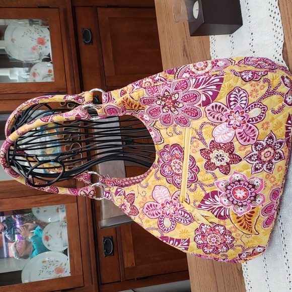 NWT, Vera Bradley Large Hobo (Bali Gold) - Picture 3 of 14